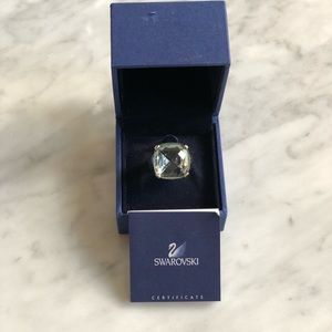 Large Turquoise Swarovski Ring